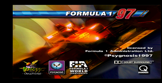 Formula 1 97 Title Screen